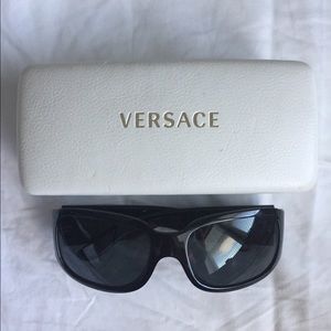 black Versace sunglasses